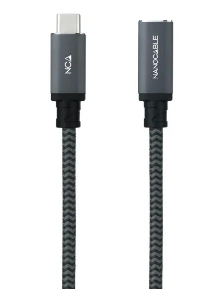 Nanocable 10.01.4501-COMB cable USB USB 3.2 Gen 2x2 1 m USB C Negro