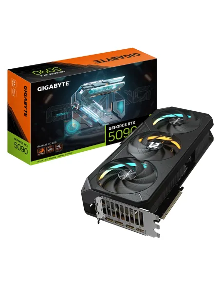 GIGABYTE GeForce RTX 5090 GAMING OC 32G Tarjeta Gráfica - 32GB GDDR7, 512 bits, PCI-E 5.0, 2550MHz Core Clock, 3 x DP 2.1a, 1 x