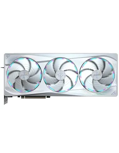 GIGABYTE AORUS GeForce RTX 5090 MASTER ICE 32G Tarjeta Gráfica - 32GB GDDR7, 512 bits, PCI-E 5.0, 2655MHz Frecuencia Base, 3 x