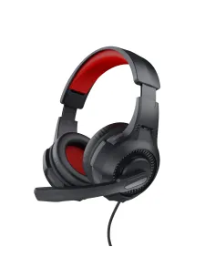Trust 24785 auricular y casco Auriculares Alámbrico Diadema Juego Negro, Rojo