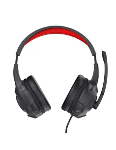 Trust 24785 auricular y casco Auriculares Alámbrico Diadema Juego Negro, Rojo 2