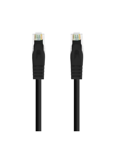 Nanocable Cable de red latiguillo RJ45 LSZH Cat.6A UTP AWG24, Negro, 3.0m