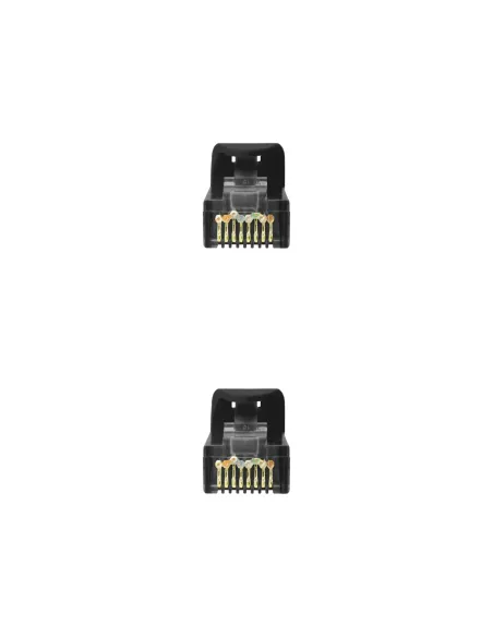 Nanocable Cable de red latiguillo RJ45 LSZH Cat.6A UTP AWG24, Negro, 3.0m
