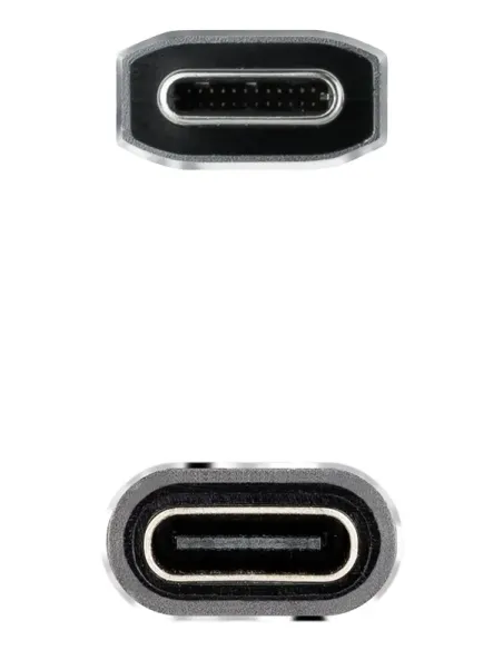 Nanocable 10.01.4501-L150-COMB cable USB USB 3.2 Gen 2x2 1,5 m USB C Negro