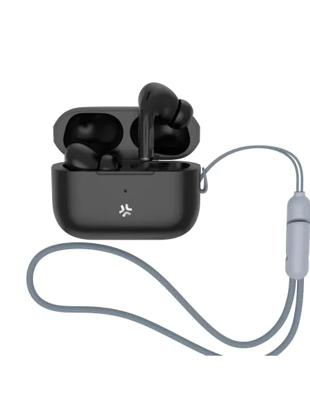 Celly HARMONYBK auricular y casco Auriculares Inalámbrico Dentro de oído Llamadas Música USB Tipo C Negro