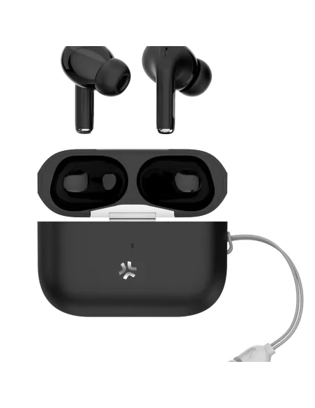 Celly HARMONYBK auricular y casco Auriculares Inalámbrico Dentro de oído Llamadas Música USB Tipo C Negro