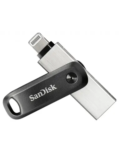 SanDisk iXpand unidad flash USB 64 GB USB Type-A / Lightning 3.2 Gen 2 (3.1 Gen 2) Negro, Plata