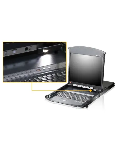 ATEN KL1516AiN consola de rack 48,3 cm (19") Negro 1U