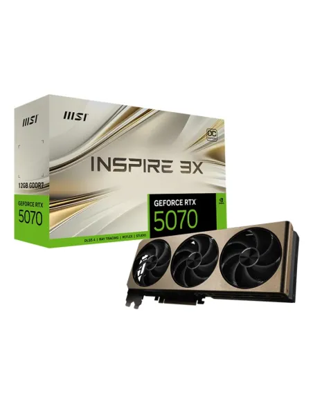 MSI GeForce RTX 5070 12G INSPIRE 3X OC NVIDIA 12 GB GDDR7