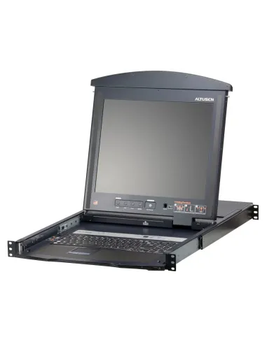 ATEN KL1516AM consola de rack 43,2 cm (17") 1280 x 1024 Pixeles Metal Negro 1U
