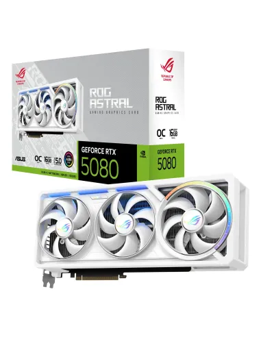 ASUS ROG Astral - -RTX5080-O16G-WHITE NVIDIA GeForce RTX 5080 16 GB GDDR7