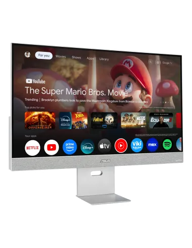 ASUS ZenScreen MS32UC pantalla para PC 80 cm (31.5") 3840 x 2160 Pixeles 4K Ultra HD LED Gris, Blanco