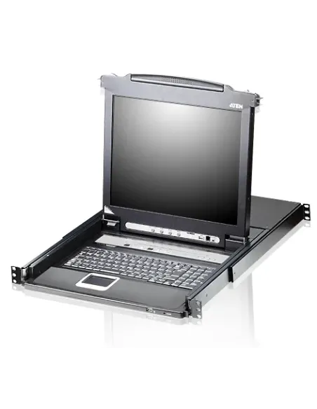 ATEN CL5716M-ATA-2XK06SG consola de rack 43,2 cm (17") Negro 1U