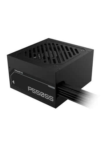 GIGABYTE P550SS Fuente de Alimentación - PCIe 5.0, 80 PLUS Silver, Ventilador de 120 mm, Compatible con ATX 3.0, Enchufe EU