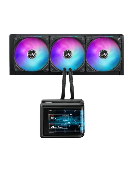 ASUS ROG Ryuo IV SLC 360 ARGB Procesador Sistema de refrigeración líquida todo en uno 12 cm Negro