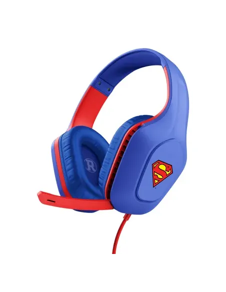 Trust GXT 415SM Zirox Auriculares Alámbrico Diadema Juego Azul, Rojo