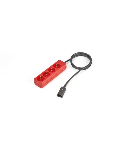 Salicru CABLE IEC SALIDA ROJO C14 4-SCHU 2mts