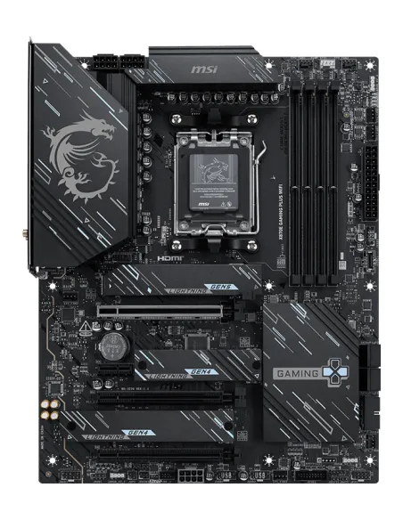 MSI X870E GAMING PLUS WIFI placa base AMD X870E Zócalo AM5 ATX