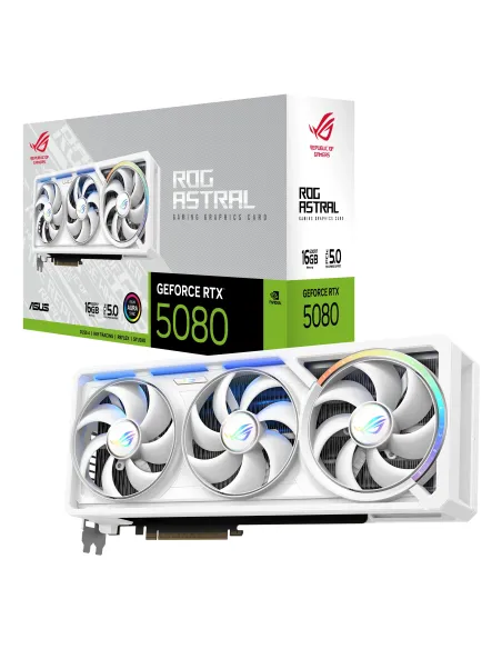 ASUS ROG Astral - -RTX5080-16G-WHITE NVIDIA GeForce RTX 5080 16 GB GDDR7