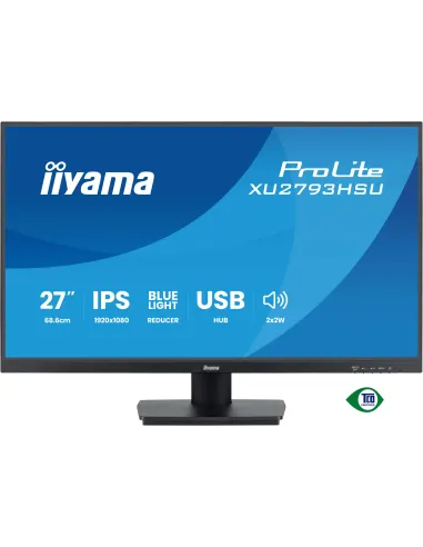 iiyama ProLite XU2793HSU-B7 pantalla para PC 68,6 cm (27") 1080 x 1920 Pixeles Full HD LED Negro