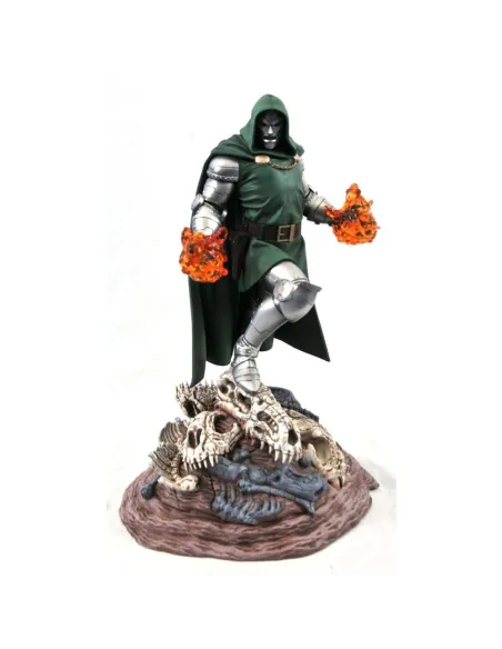 Figura diamond select toys marvel gallery comic re - run doctor doom pvc diorama 25.5cm