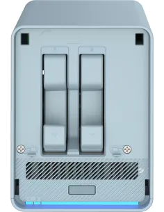 QNAP QMiroPlus-201W NAS Escritorio Intel® Celeron® J4125 4 GB DDR4 0 TB QNAP Turbo System Azul