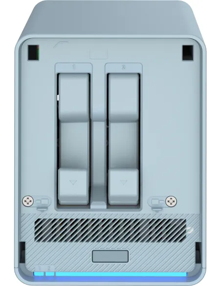 QNAP QMiroPlus-201W NAS Escritorio Intel® Celeron® J4125 4 GB DDR4 0 TB QNAP Turbo System Azul