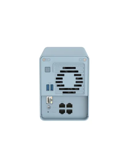QNAP QMiroPlus-201W NAS Escritorio Intel® Celeron® J4125 4 GB DDR4 0 TB QNAP Turbo System Azul