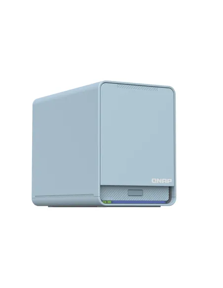 QNAP QMiroPlus-201W NAS Escritorio Intel® Celeron® J4125 4 GB DDR4 0 TB QNAP Turbo System Azul