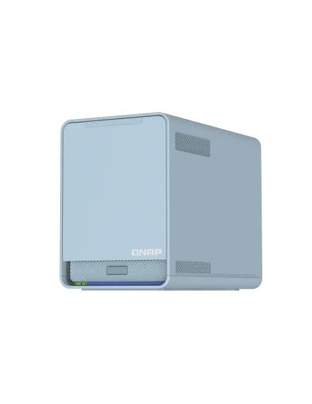 QNAP QMiroPlus-201W NAS Escritorio Intel® Celeron® J4125 4 GB DDR4 0 TB QNAP Turbo System Azul