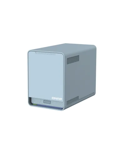 QNAP QMiroPlus-201W NAS Escritorio Intel® Celeron® J4125 4 GB DDR4 0 TB QNAP Turbo System Azul