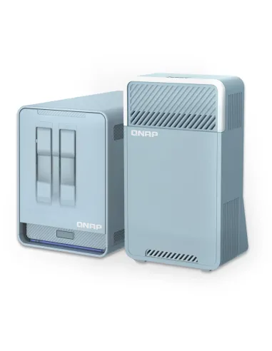 QNAP QMiroPlus-201W NAS Escritorio Intel® Celeron® J4125 4 GB DDR4 0 TB QNAP Turbo System Azul