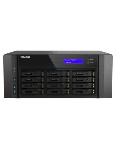QNAP TS-H1277AFX-R7-32G servidor de almacenamiento NAS Torre AMD Ryzen™ 7 32 GB DDR5 0 TB QuTS hero Negro