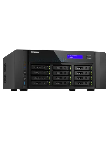 QNAP TS-H1277AFX-R7-32G servidor de almacenamiento NAS Torre AMD Ryzen™ 7 32 GB DDR5 0 TB QuTS hero Negro