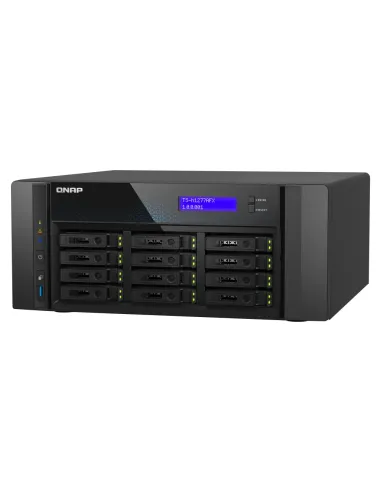 QNAP TS-H1277AFX-R7-32G servidor de almacenamiento NAS Torre AMD Ryzen™ 7 32 GB DDR5 0 TB QuTS hero Negro