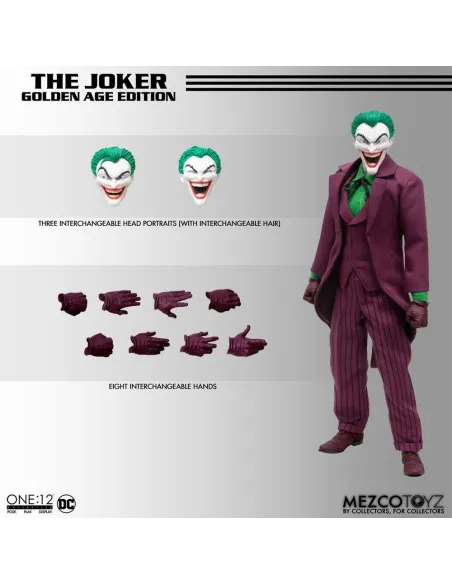 Figura mezco toyz dc universe one:12 collective the joker golden age edition 17cm