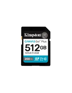 Kingston Technology Canvas Go! Plus 512GB SDXC Canvas Go Plus Gen4 200MB s C10 UHS-I U3 V30