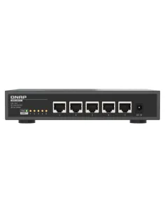 QNAP QSW-3205-5T switch No administrado 10G Ethernet (100 1000 10000) Escritorio Negro