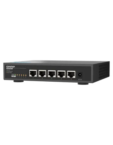QNAP QSW-3205-5T switch No administrado 10G Ethernet (100 1000 10000) Escritorio Negro