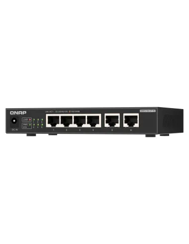 QNAP QSW-2104-2T-R2 switch No administrado 10G Ethernet (100 1000 10000) Escritorio Negro