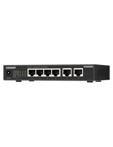 QNAP QSW-2104-2T-R2 switch No administrado 10G Ethernet (100 1000 10000) Escritorio Negro