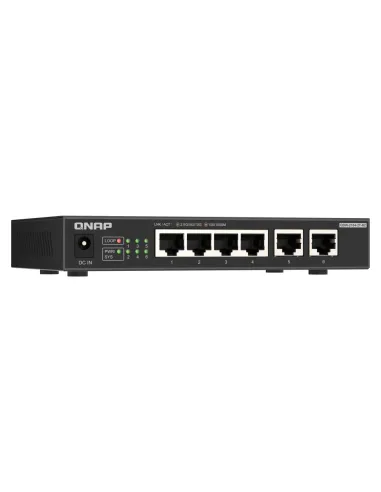 QNAP QSW-2104-2T-R2 switch No administrado 10G Ethernet (100 1000 10000) Escritorio Negro