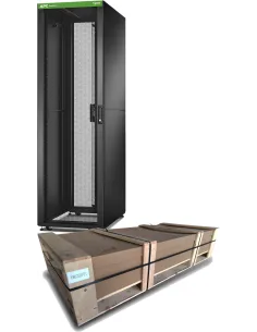 APC Easy Rack 600mm 42U 1000mm , with Roof, Side panel Rack o bastidor independiente Negro