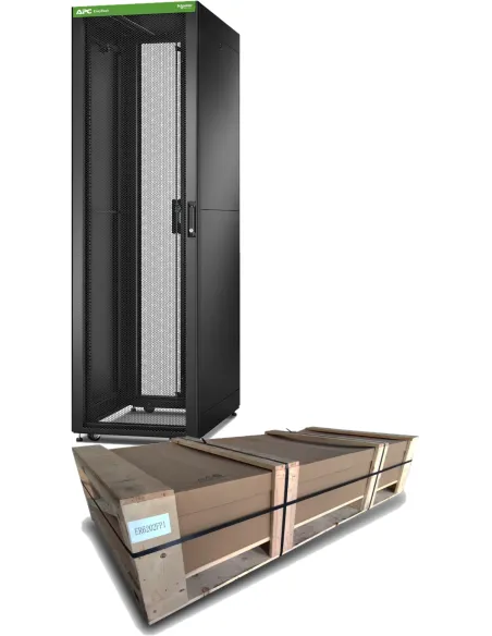APC Easy Rack 600mm 42U 1000mm , with Roof, Side panel Rack o bastidor independiente Negro