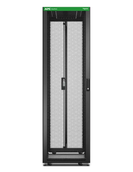 APC Easy Rack 600mm 42U 1000mm , with Roof, Side panel Rack o bastidor independiente Negro