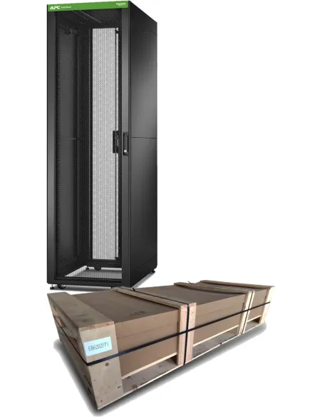 APC Easy Rack 600mm 42U 1000mm , with Roof, Side panel Rack o bastidor independiente Negro