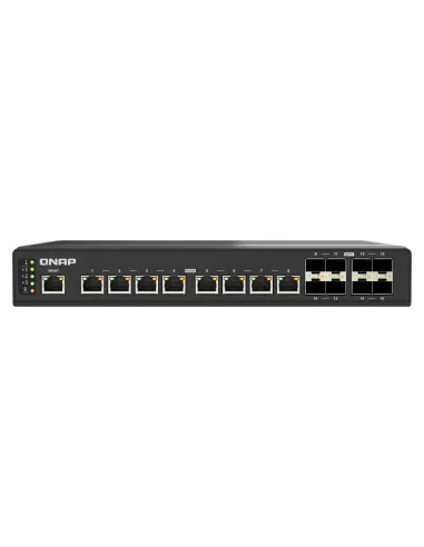 QNAP QSW-IM3216-8S8T switch Gestionado 10G Ethernet (100 1000 10000) Negro