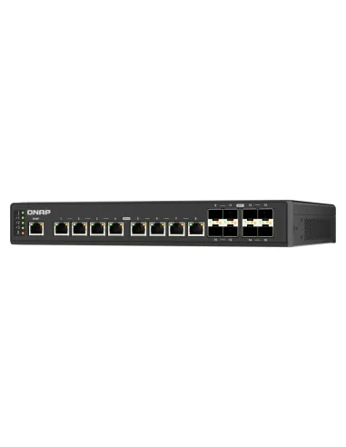 QNAP QSW-IM3216-8S8T switch Gestionado 10G Ethernet (100 1000 10000) Negro
