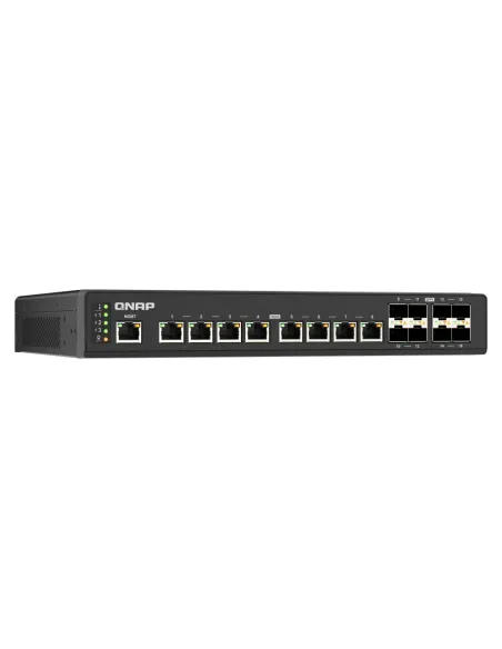 QNAP QSW-IM3216-8S8T switch Gestionado 10G Ethernet (100 1000 10000) Negro