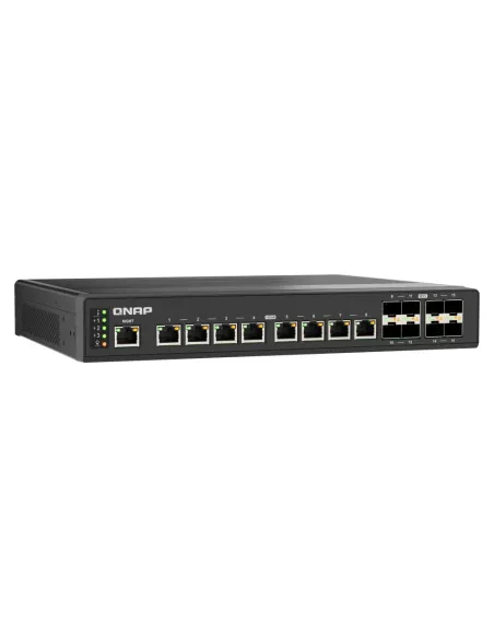 QNAP QSW-IM3216-8S8T switch Gestionado 10G Ethernet (100 1000 10000) Negro